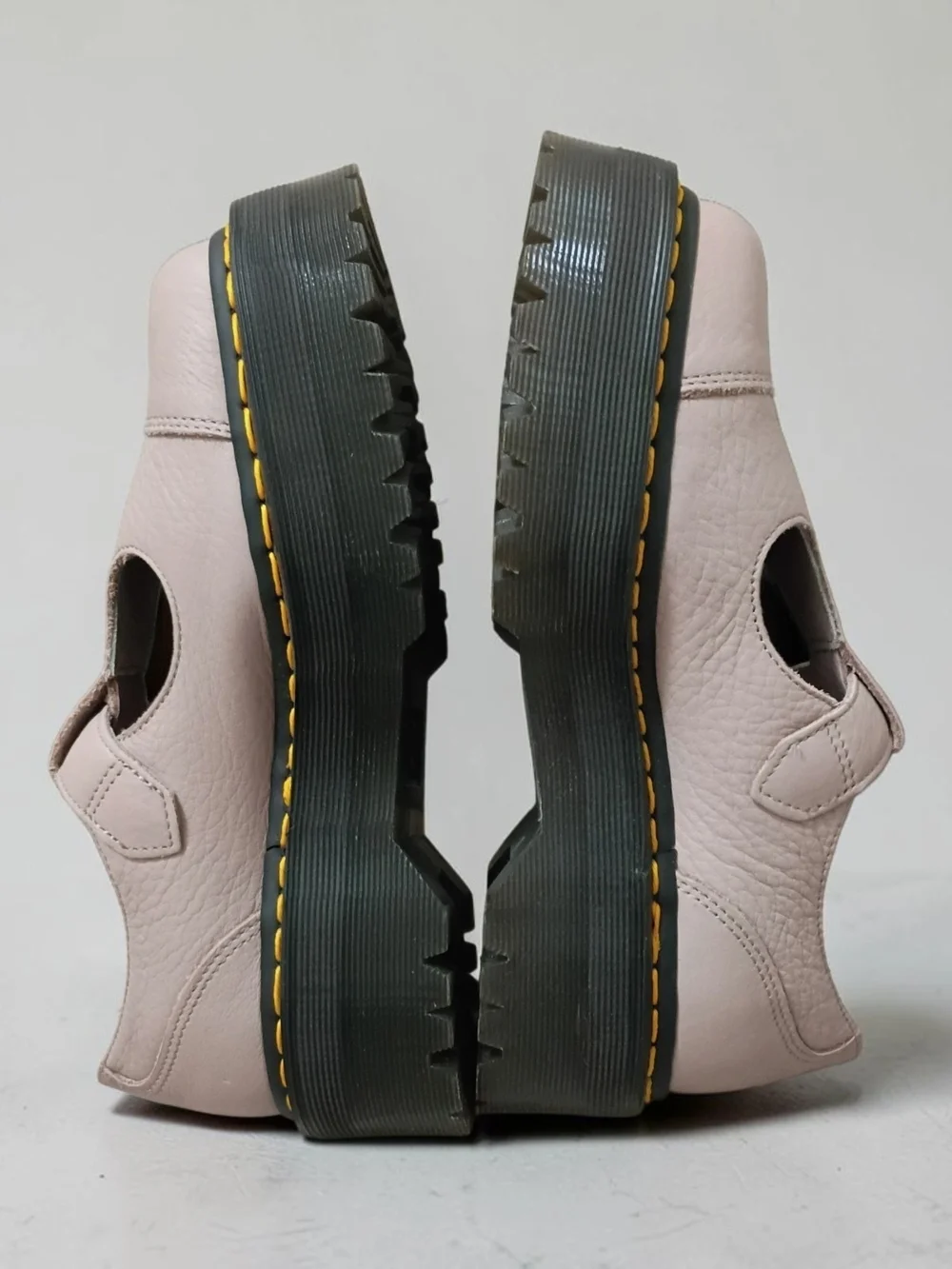 New Dr. Martens Bethan Platform Pisa Leather Mary Janes